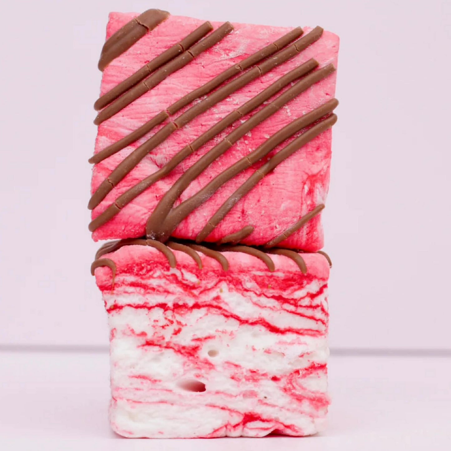 THE MARSHMALLOW COMPANY - Christmas Choc Candy Cane Swirl Marshmallow - 3 Piece