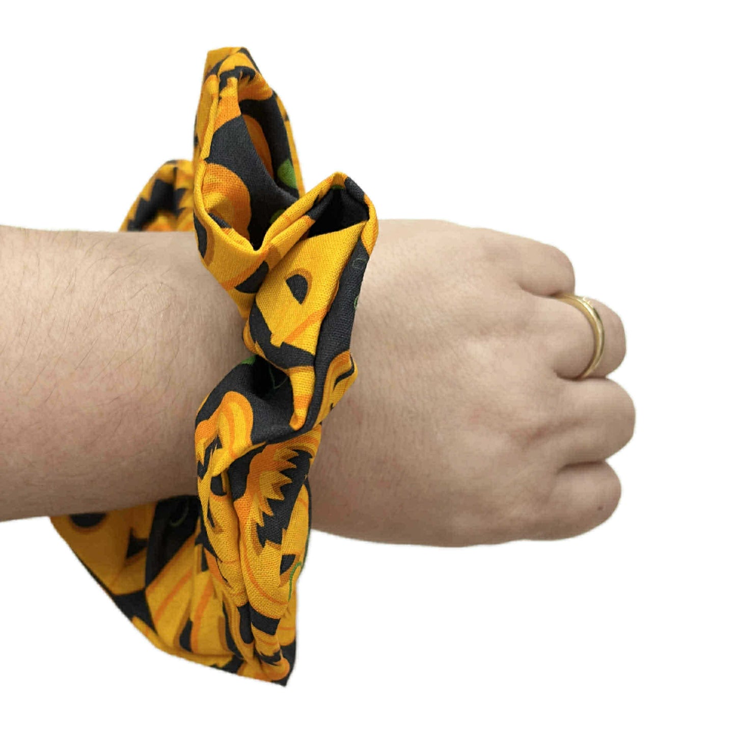 MUMMA WHOOPEE - "Pumpkin Patch" Halloween Jumbo Scrunchies