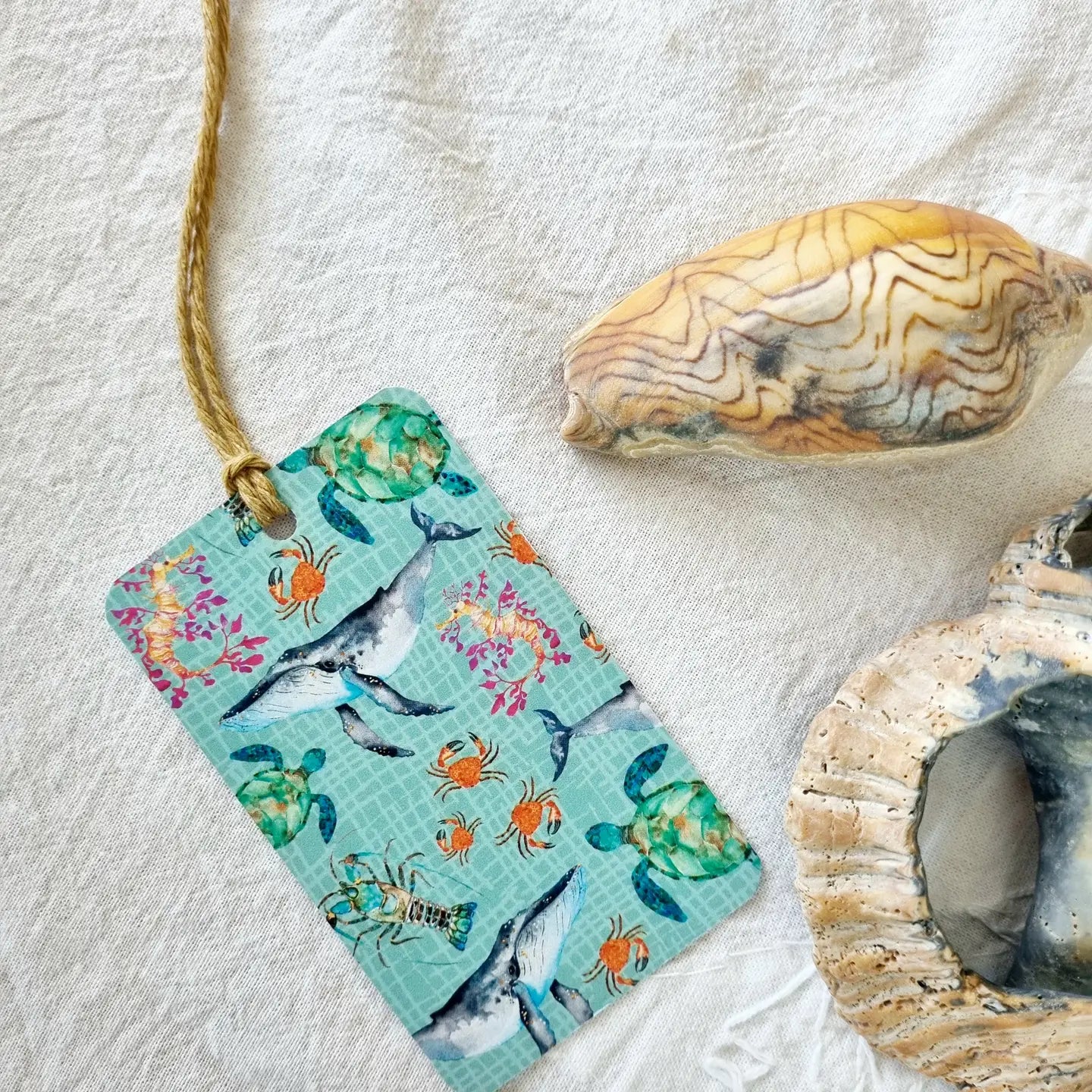 BOSA ART CO - "SEA LIFE"- Gift Tag