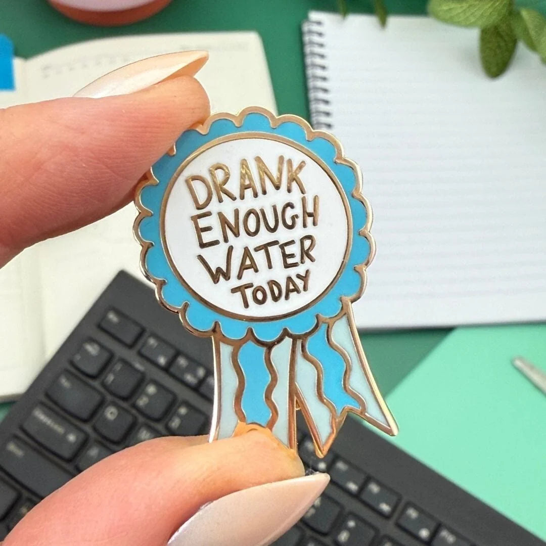 JUBLY-UMPH - "Drank Enough Water Today" Award - Lapel Pin