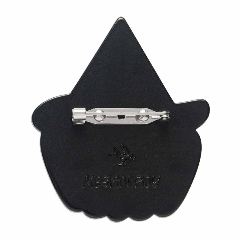 ERSTWILDER - "Witch O'Lantern Brooch" - HAUNTED AT HEART- HALLOWEEN COLLECTION