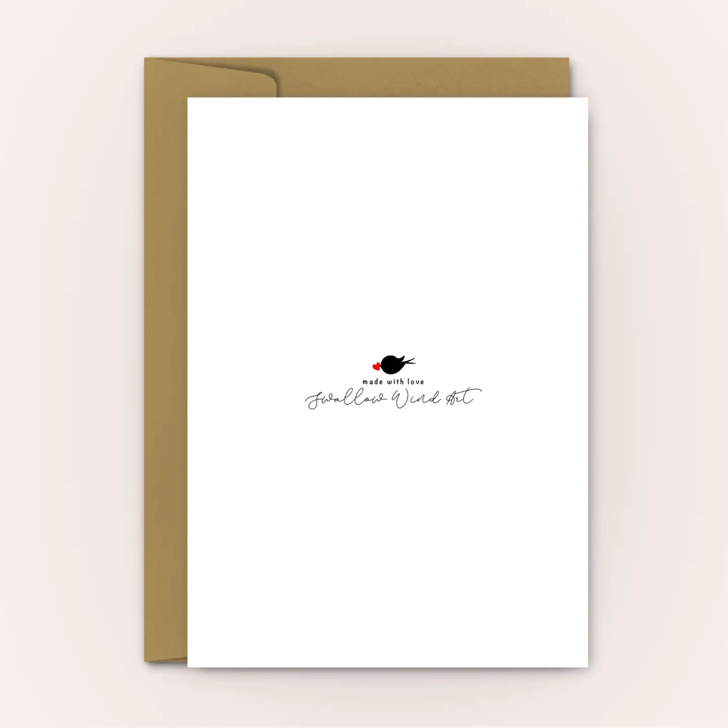 SWALLOW WIND ART - CAT "LET'S PAWTY" - Greeting Card
