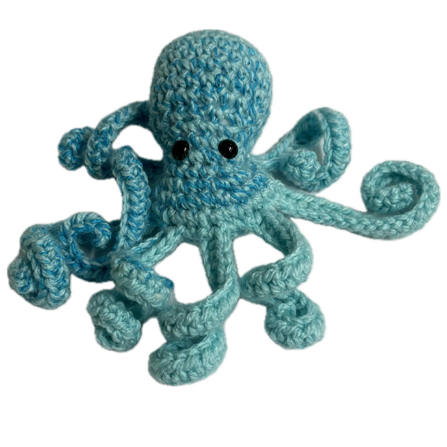 BEAKNITS- CROCHETED OCTOPUS - Aqua Blue