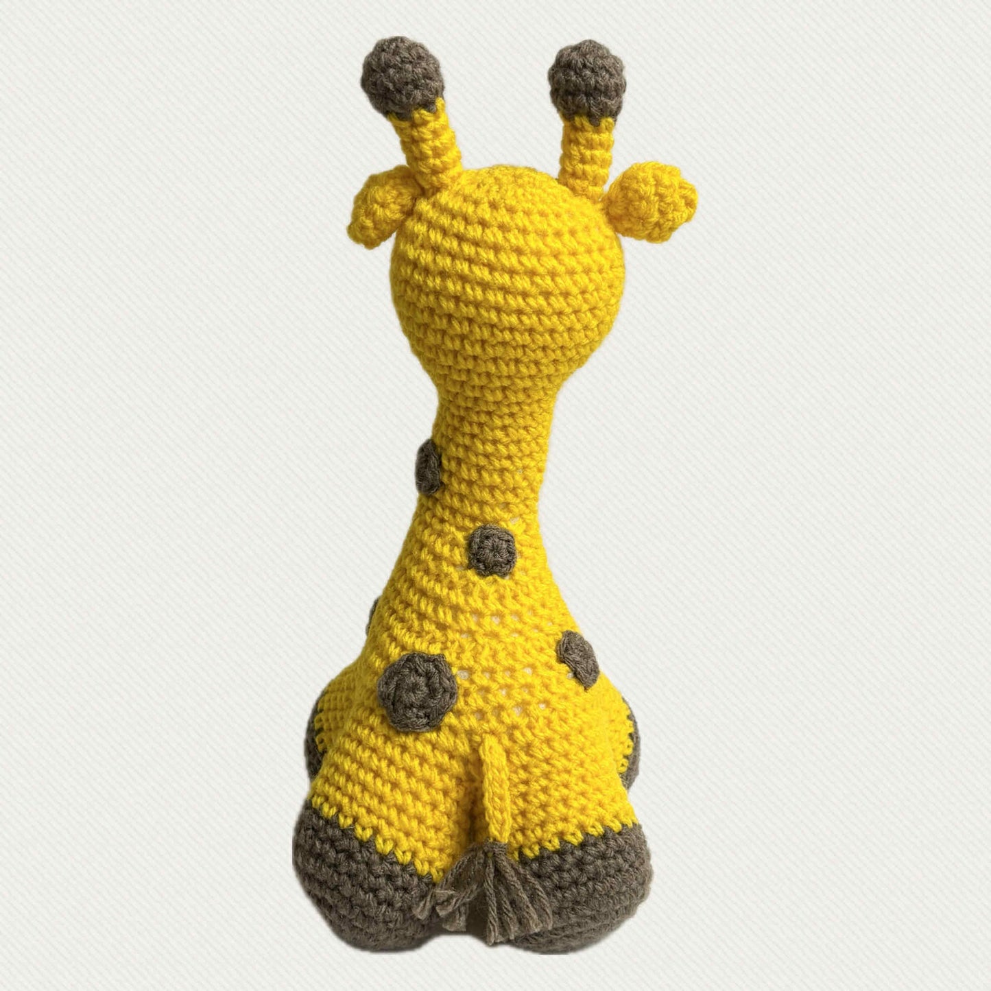 BEAKNITS- CROCHET GIRAFFE- Warm Yellow and Brown