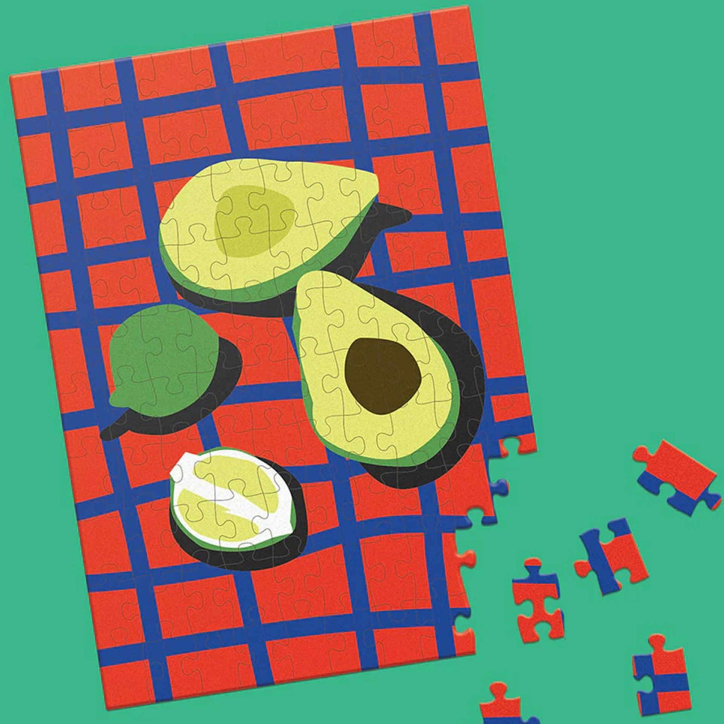 JOURNEY OF SOMETHING - 100 PIECE MAGNETIC PUZZLE - AVOCADO IS LIFE