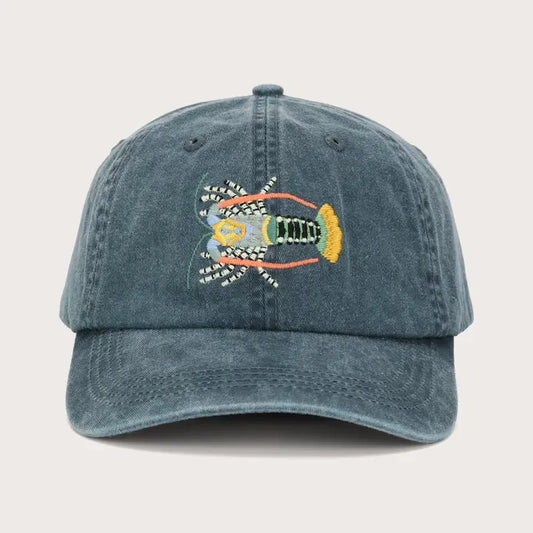 PALLION POINT - FISH LIDS - Tropical Rock Lobster Cap in Stone