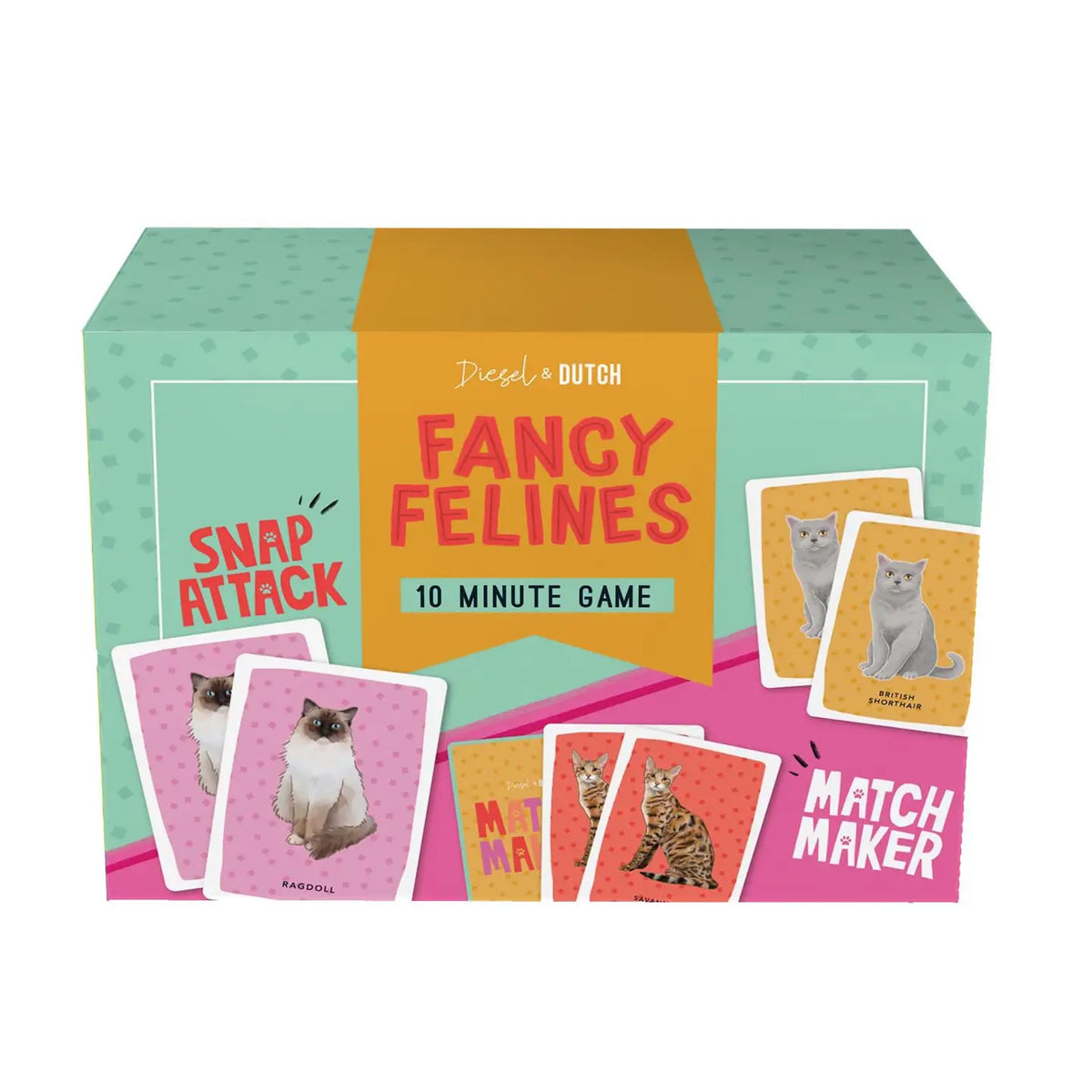 DIESEL AND DUTCH - FANCY FELINES 10 MINUTE GAMES SET