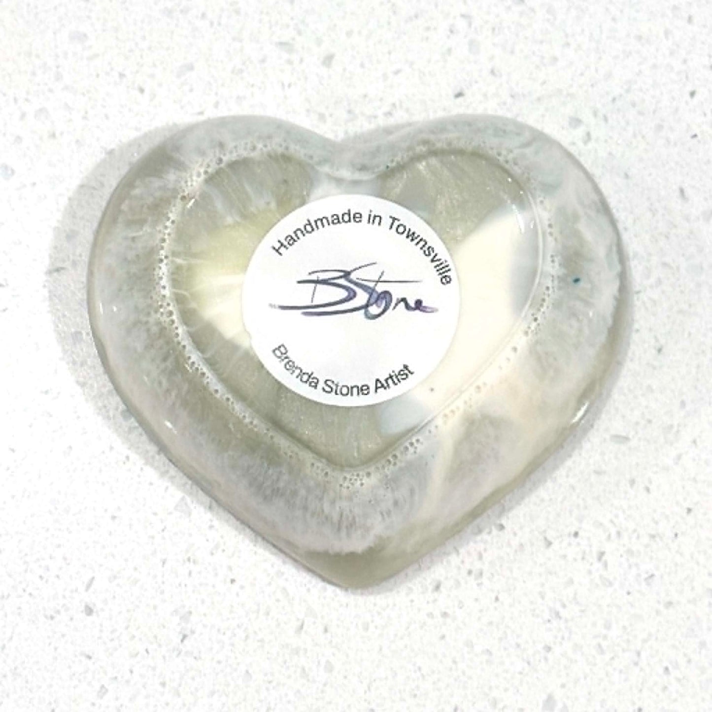 BRENDA STONE ART - Heart Ocean Trinket Tray 5
