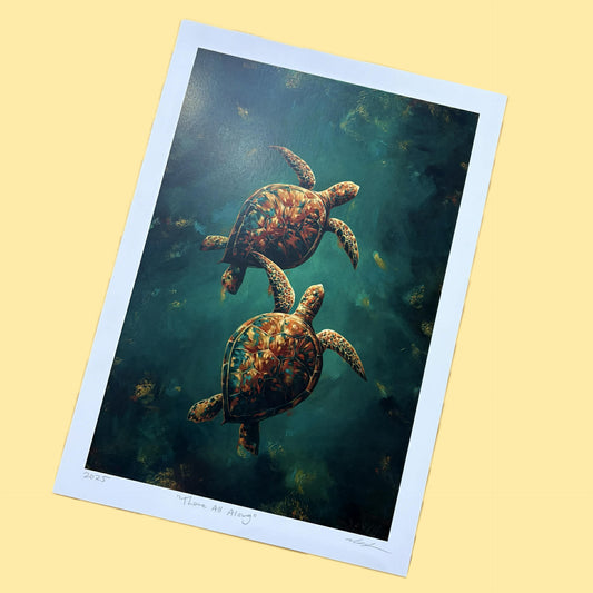 AKASHA MEAD ART - "There All Along" A4 Fine Art Print