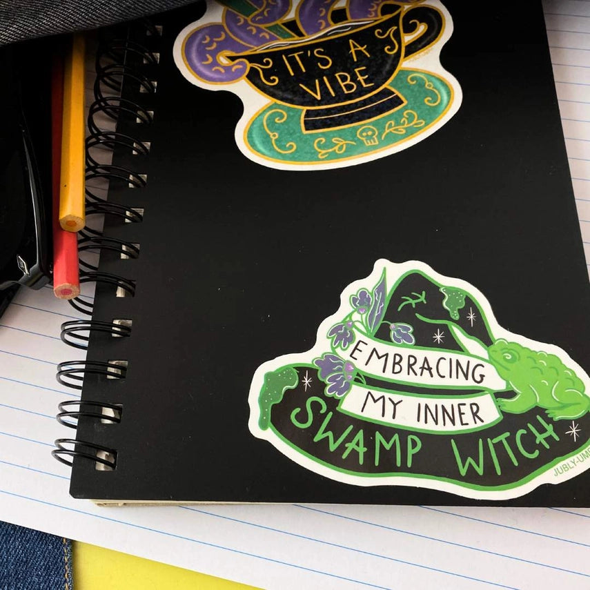 JUBLY-UMPH - "SWAMP WITCH"- Vinyl Sticker