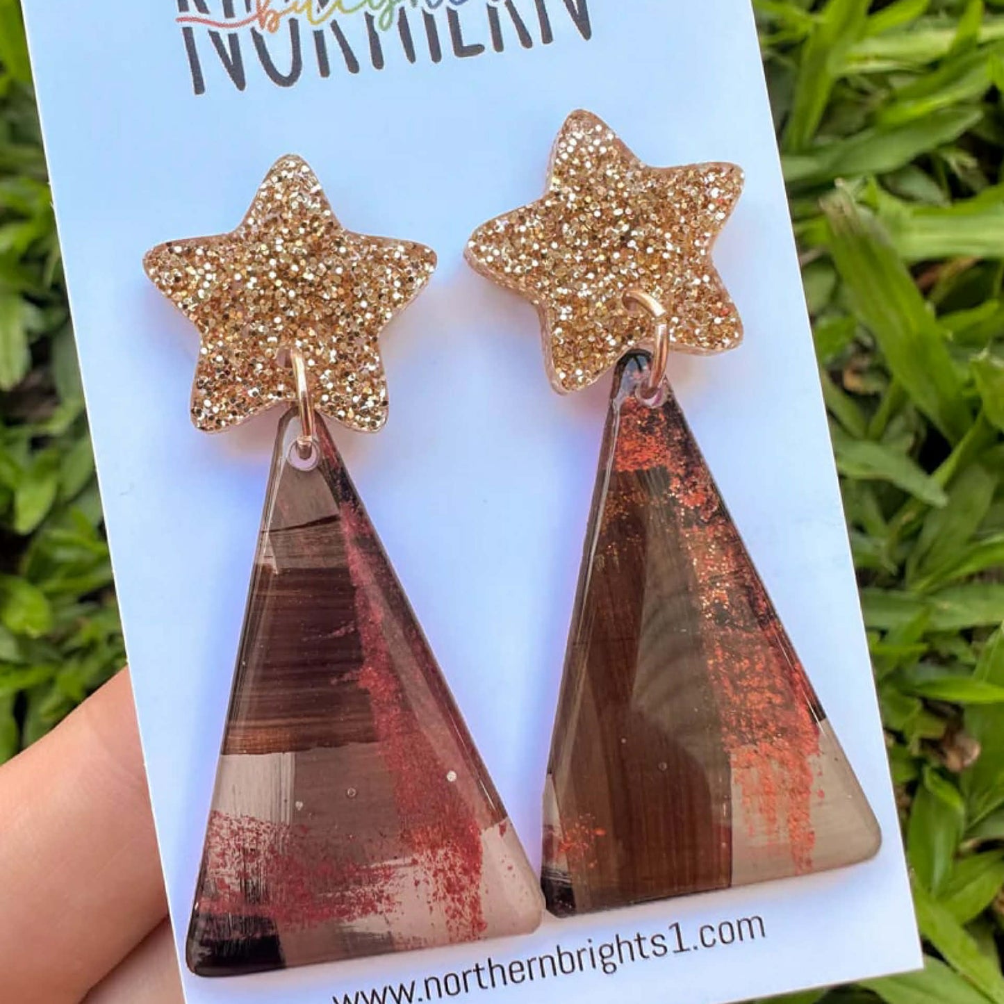 Northern Brights - Christmas Tree Brown - Dangles
