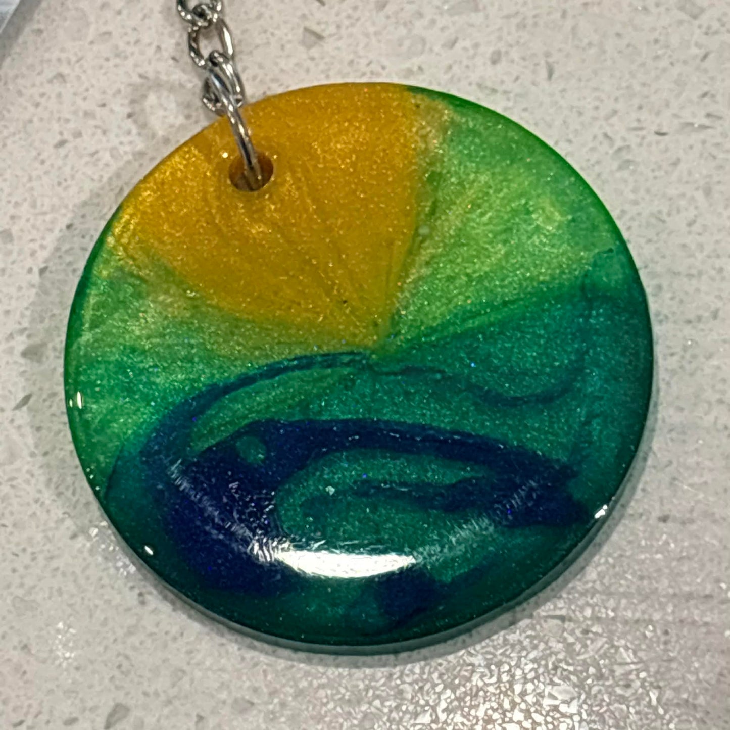 BRENDA STONE ART - Resin Ocean Keyring 6