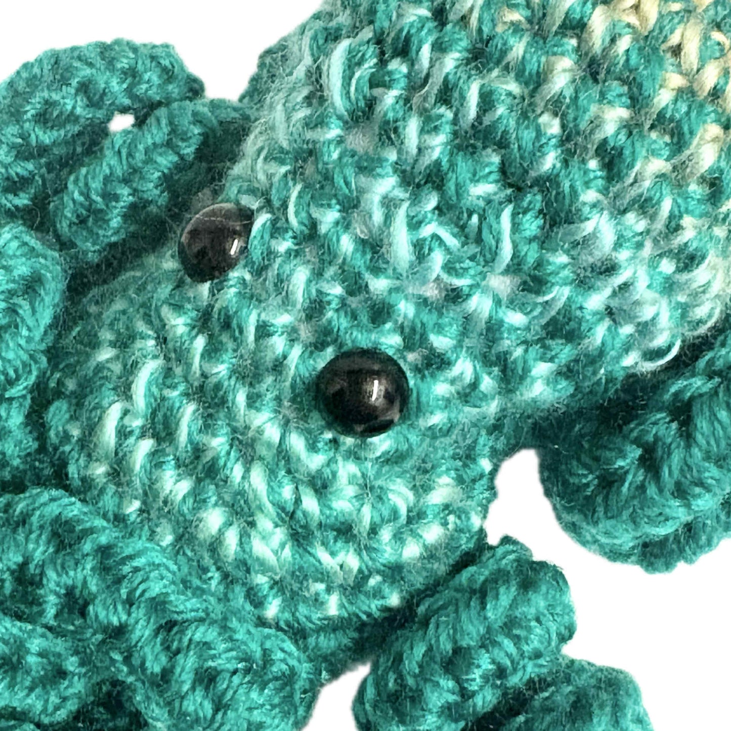 BEAKNITS- CROCHETED OCTOPUS - green dappled