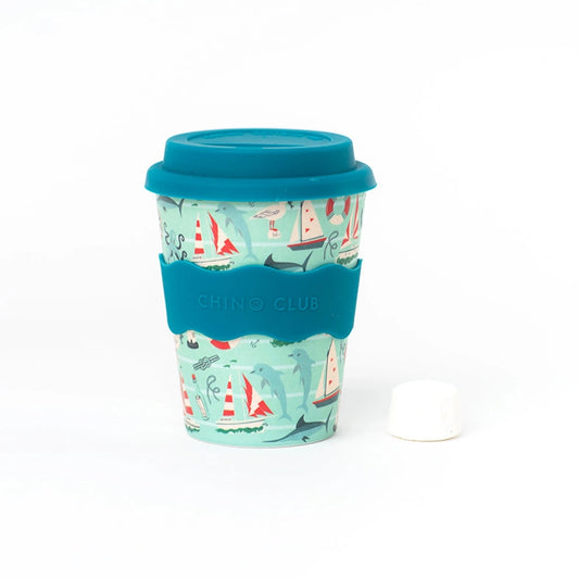CHINO CLUB- Adult Reusable Cup 12 oz - Nautical
