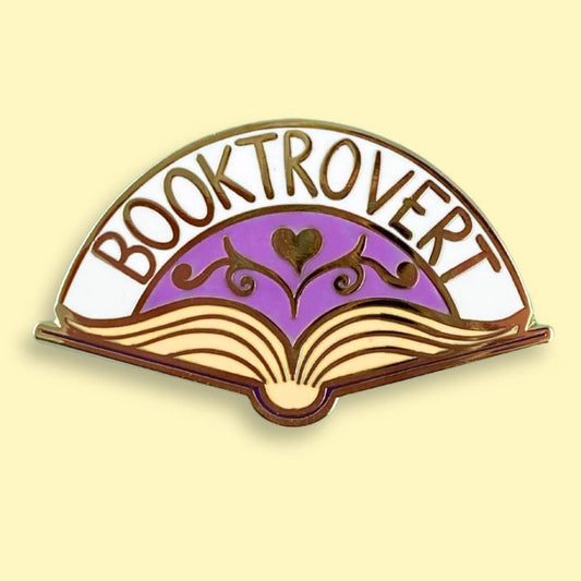 JUBLY-UMPH - "BOOKTROVERT" LAPEL PIN