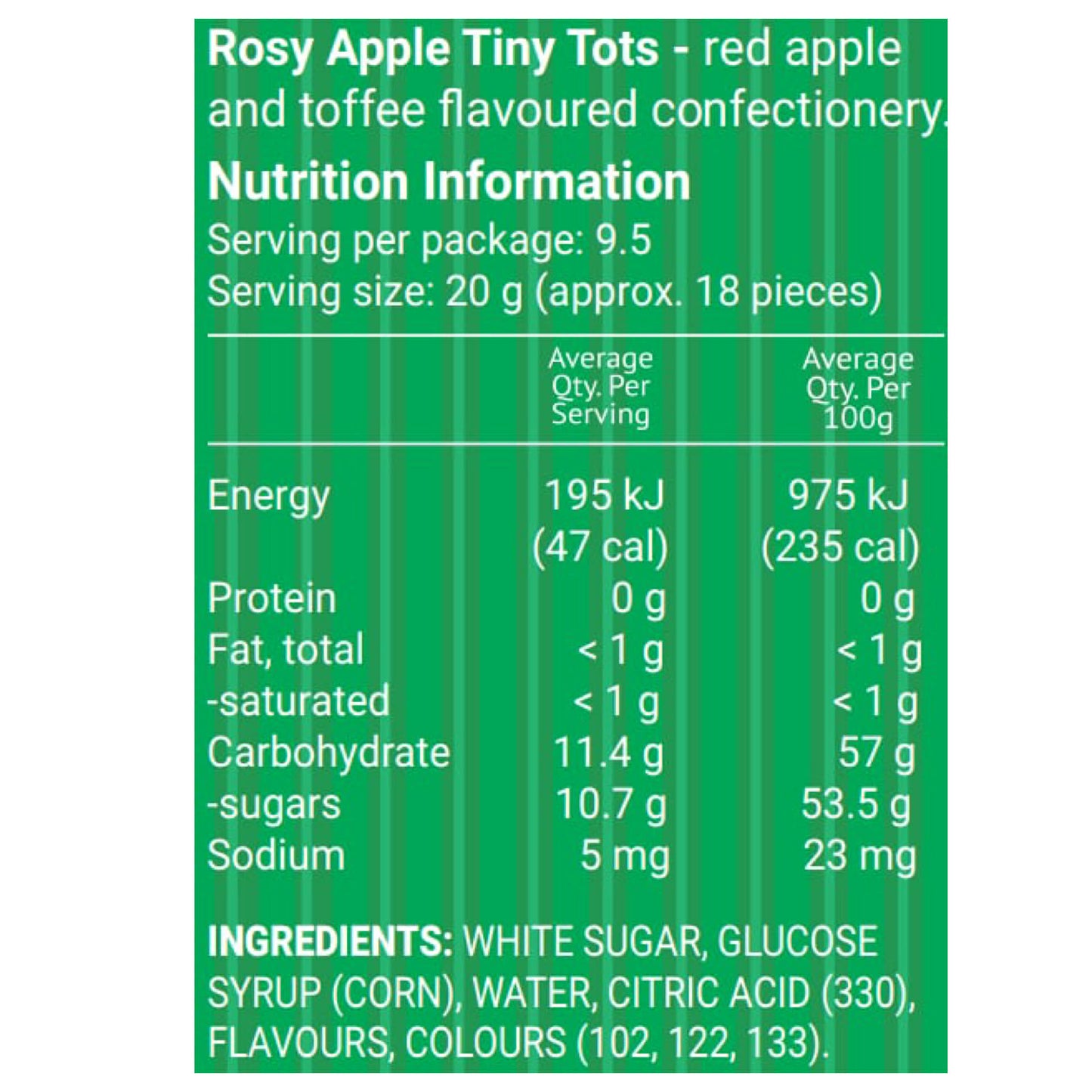 Scott Bros. Candy - Rosy Apples Tiny Tots