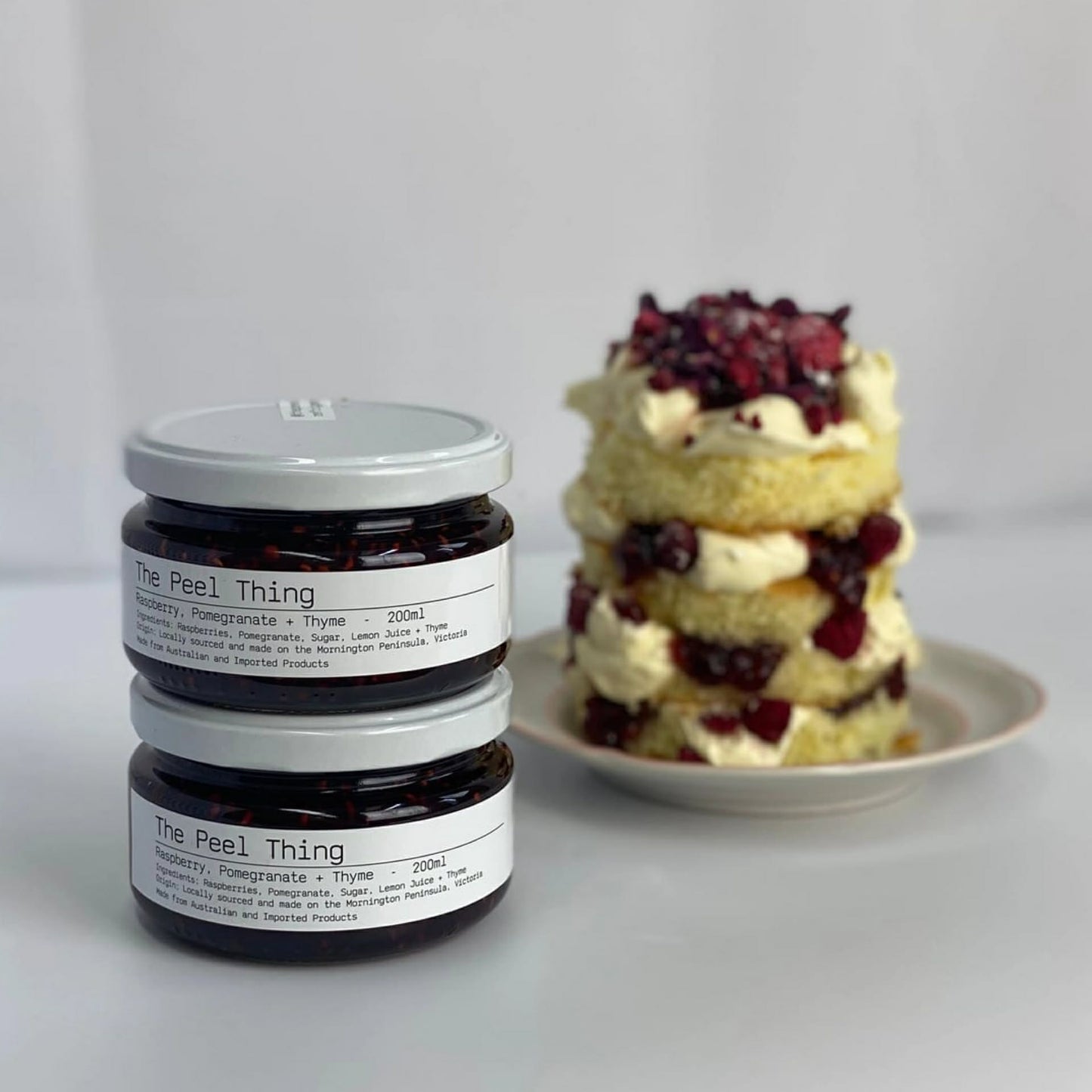 The Peel Thing- "Raspberry, Pomegranate + Thyme" Gift size Marmalade