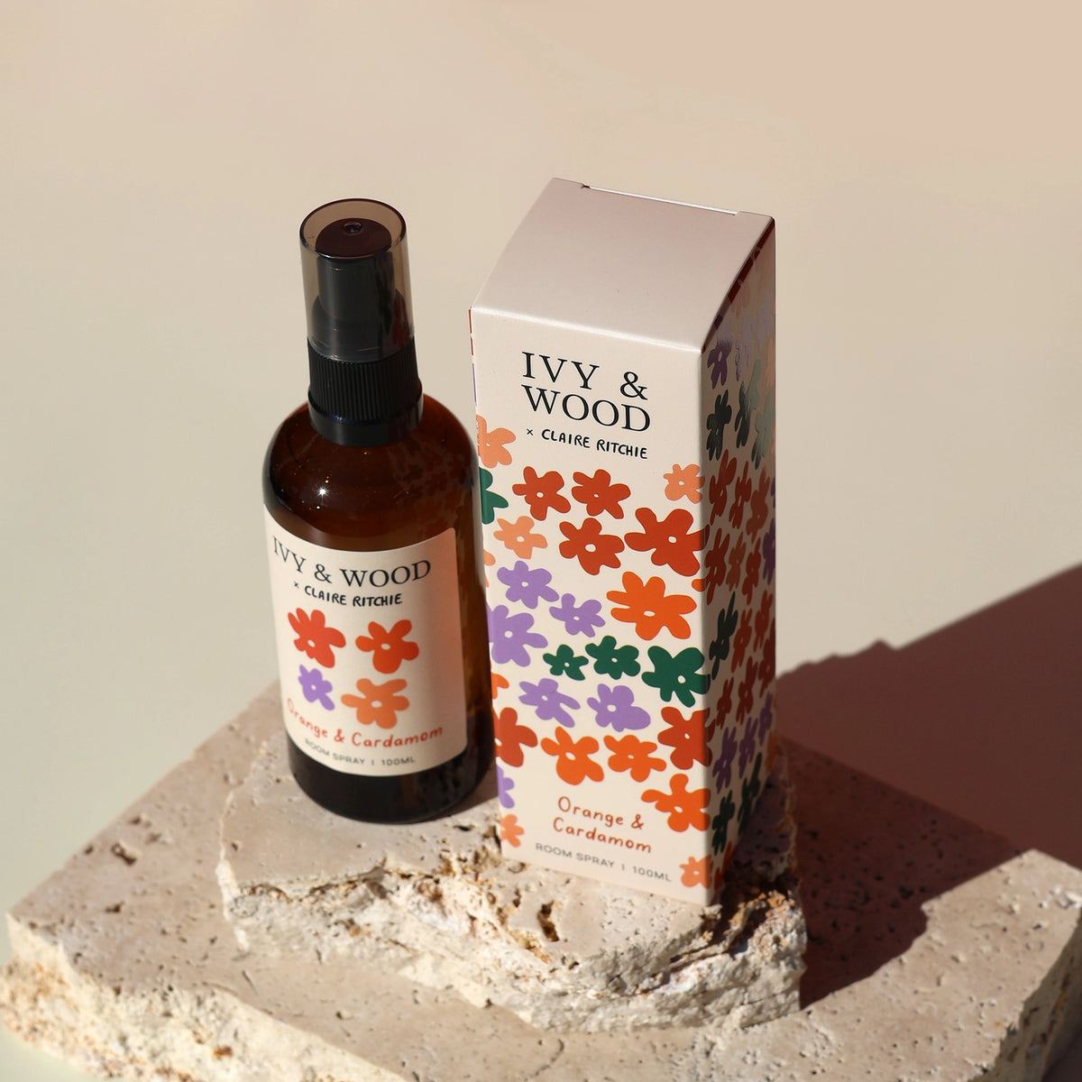 IVY & WOOD - Orange & Cardamom Room Spray - Bloom X Claire Ritche Limited Edition