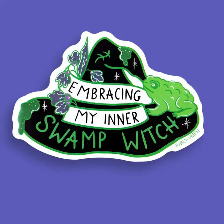 JUBLY-UMPH - "SWAMP WITCH"- Vinyl Sticker