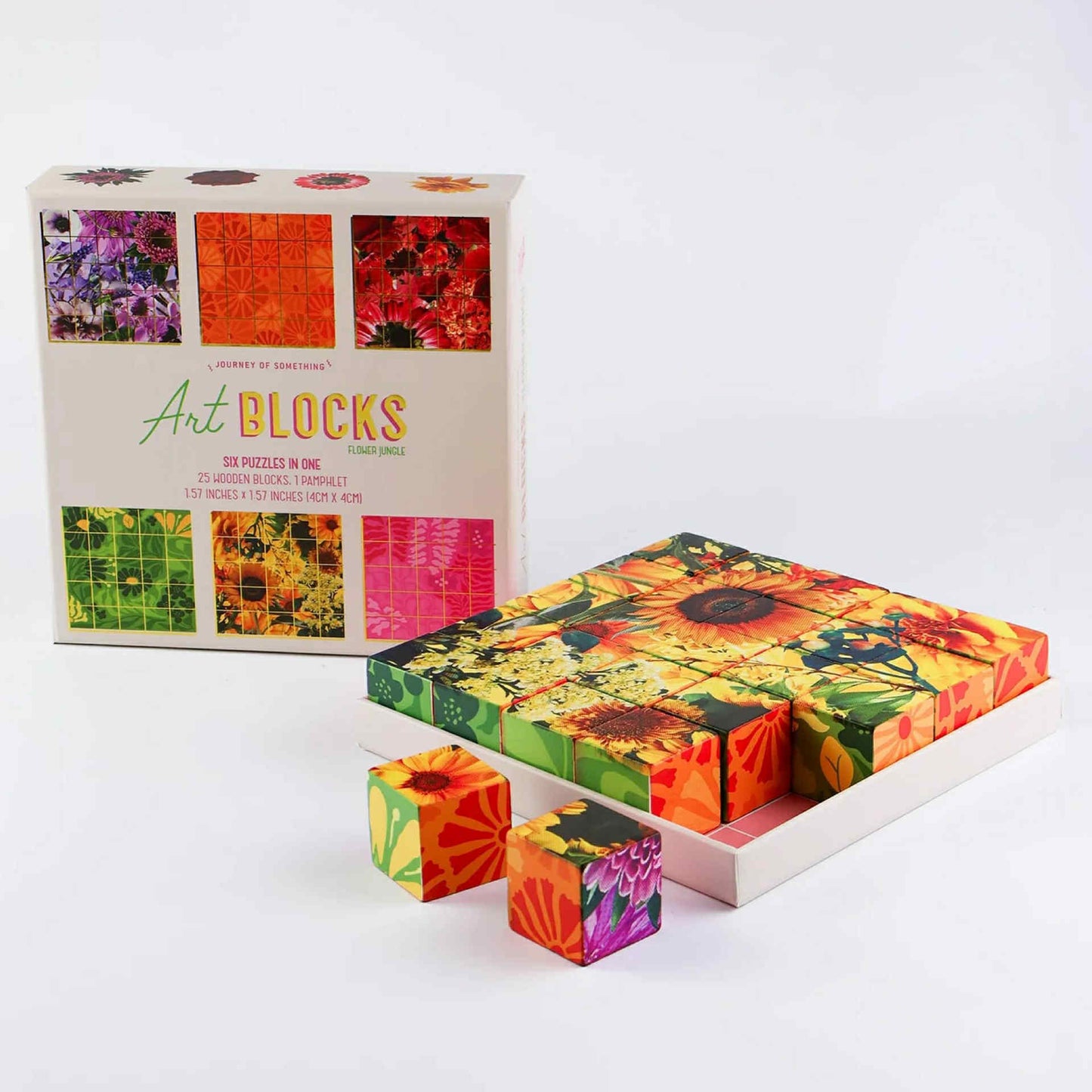 JOURNEY OF SOMETHING - ART BLOCKS - FLOWER JUNGLE