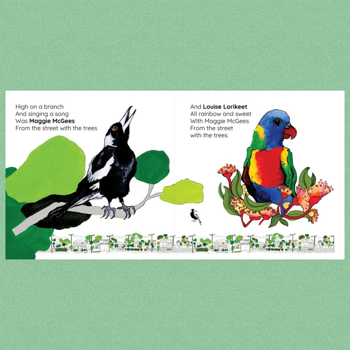 BOOKS & CO - Maggie McGees from the Street with the Trees - By Angela Murphy and Illustrated by Tianni Fazio - LOCAL Kids Book