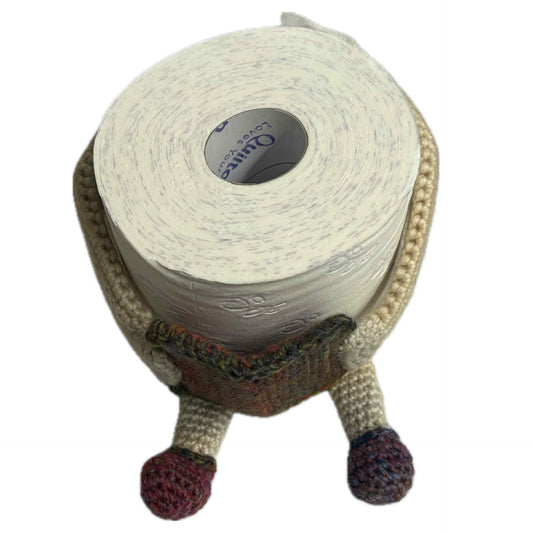 FIBRESCAPE - Book Reader Toilet Paper Holder - creamy