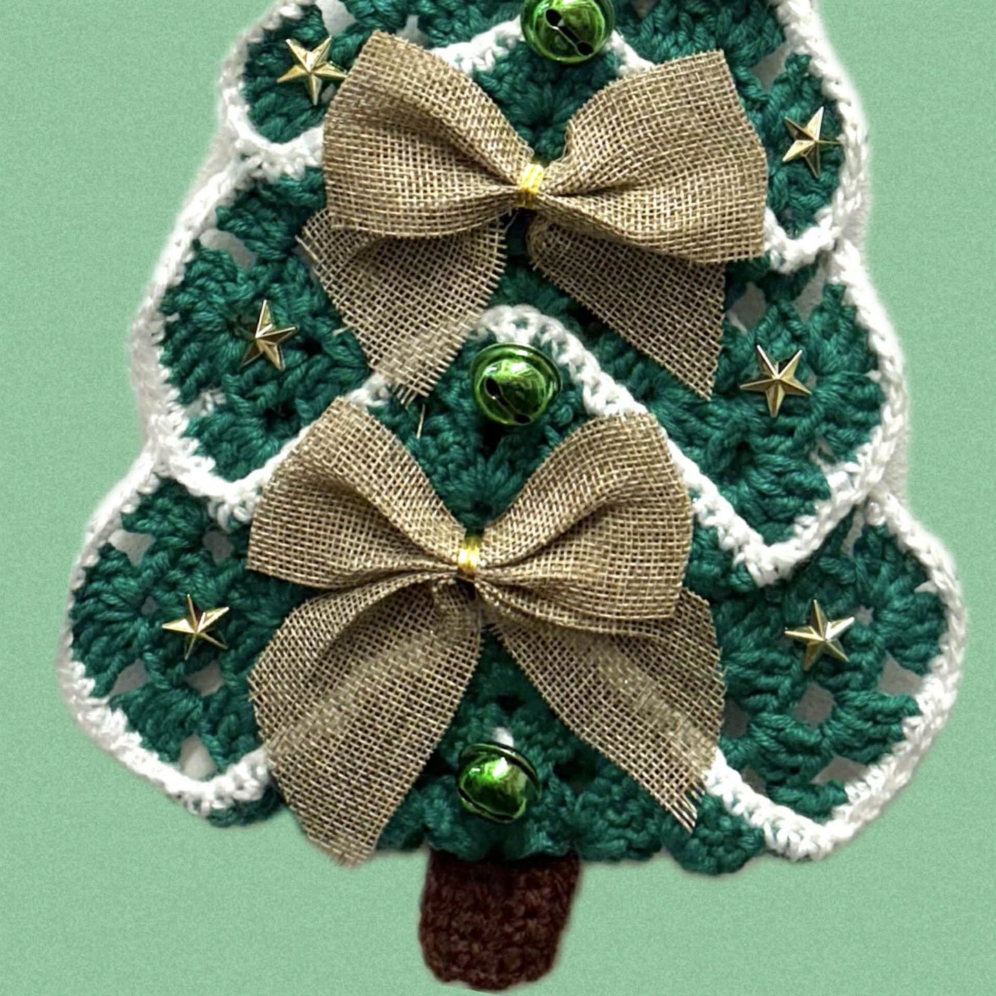 BEAKNITS- "OH CHRISTMAS TREE"- CROCHETED WALL HANGING 2