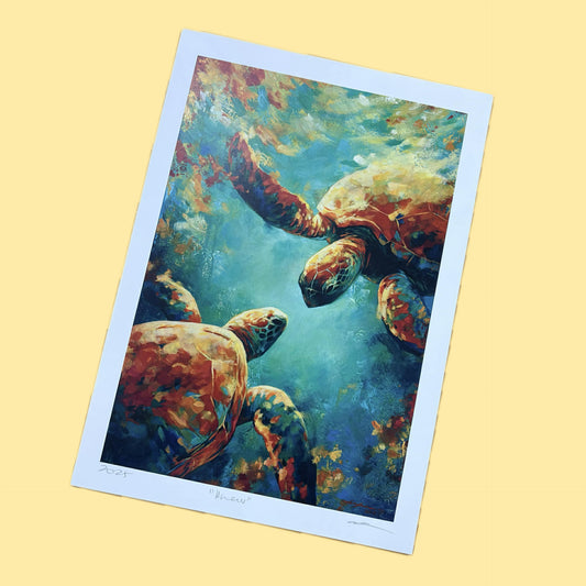 AKASHA MEAD ART - "Anew" A4 Fine Art Print