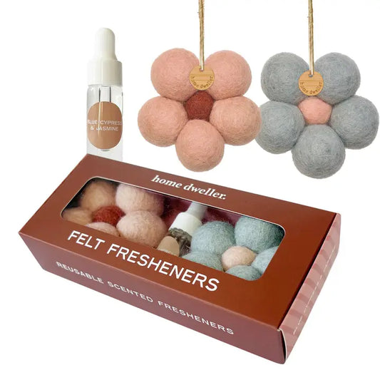 HOME DWELLER - Felt Fresheners - Blue Cypress & Jasmine