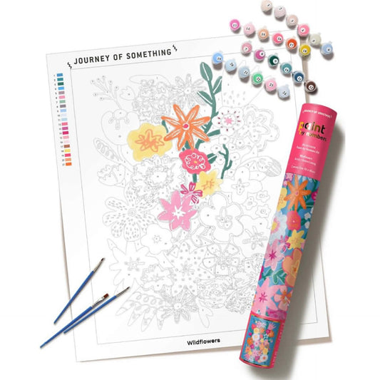 JOURNEY OF SOMETHING- PAINT BY NUMBERS - WILDFLOWERS