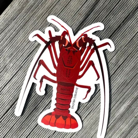 SAILFISH CREATIVE- "Crayfish/Lobster" Vinyl Sticker