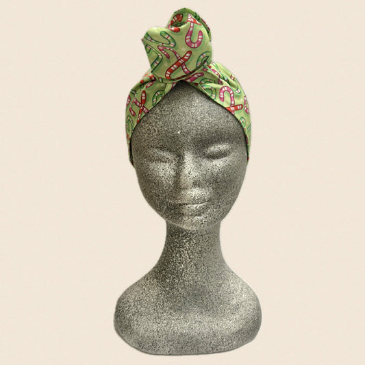 OH SEW ROSY: CHRISTMAS WIRE HEADBAND - Candy Canes