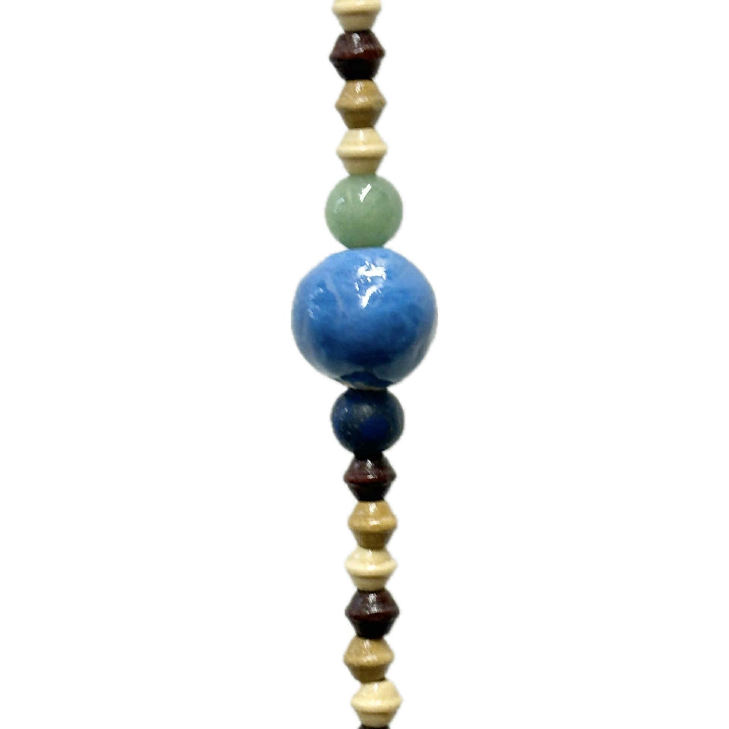 INSPIRED BY NATURE - Hanging Verandah Art – QLD Maple and Blue Beads