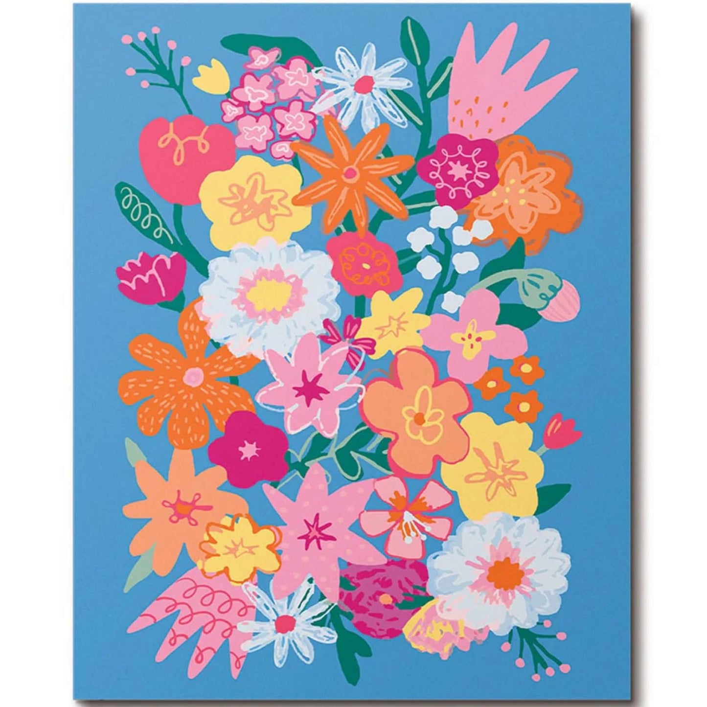JOURNEY OF SOMETHING- PAINT BY NUMBERS - WILDFLOWERS