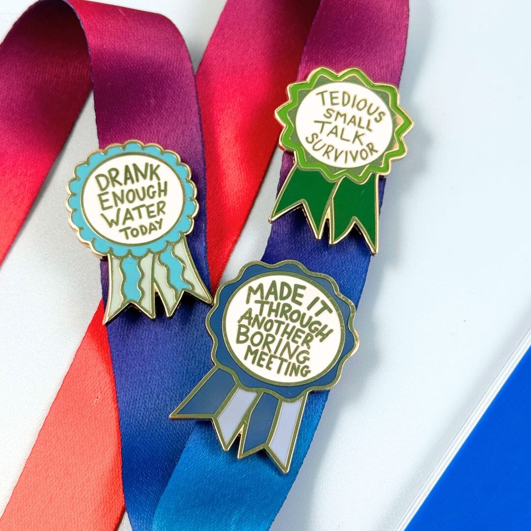 JUBLY-UMPH - "Made It Through Another Boring Meeting" Award - Lapel Pin