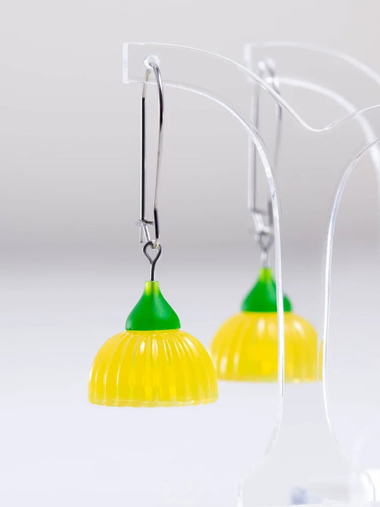 CLAIRE ISHINO- Gum Blossum Earrings - Sunshine Yellow
