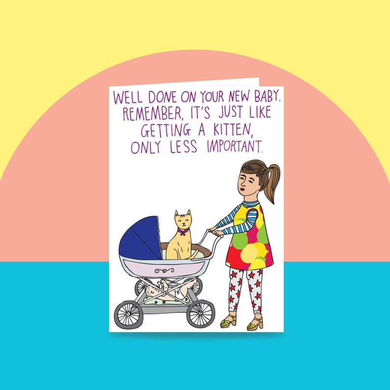 ABLE & GAME- New Baby- Blank Greeting Cards