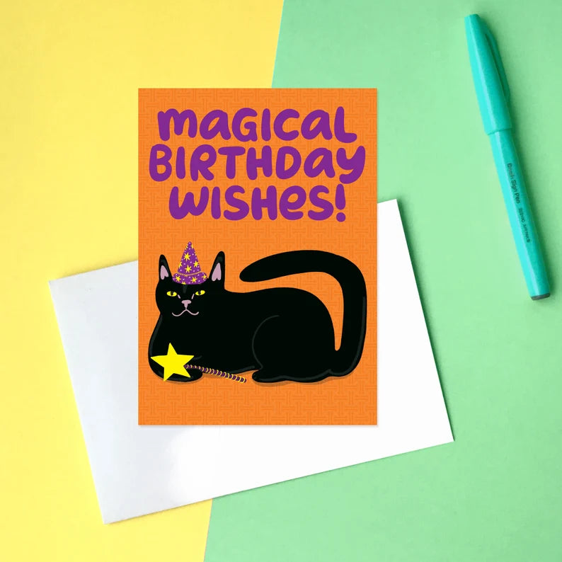 ABLE & GAME- Magical Birthday Wishes- Blank Greeting Cards