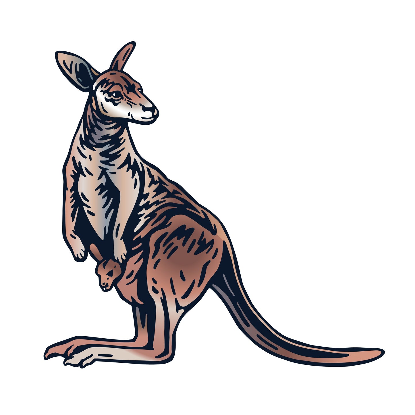 MAKIN' WHOOPEE- Kangaroo Vinyl Sticker