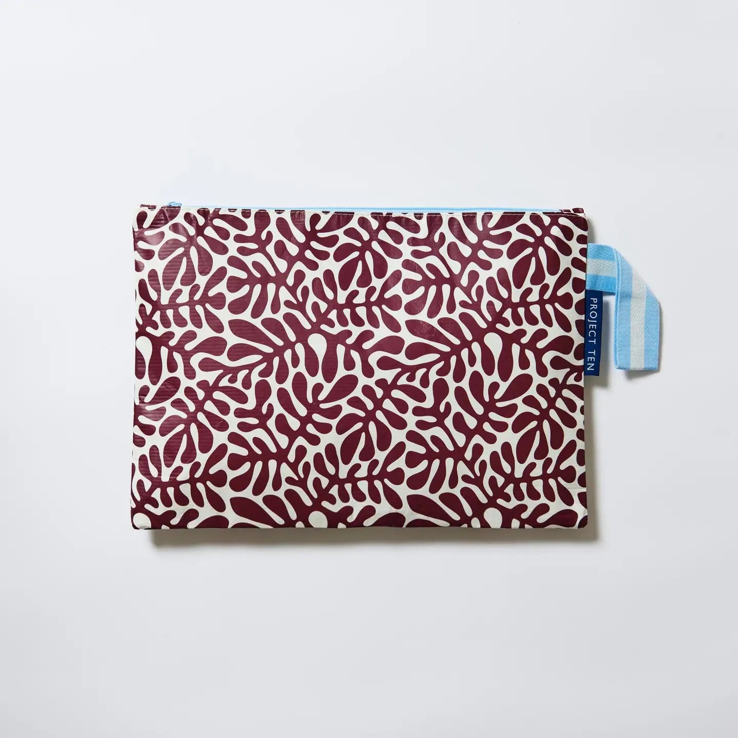 PROJECT TEN - "Coral"- LARGE Zip Pouch