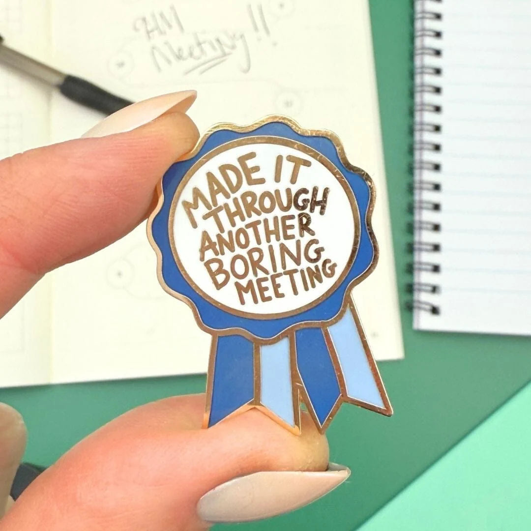 JUBLY-UMPH - "Made It Through Another Boring Meeting" Award - Lapel Pin