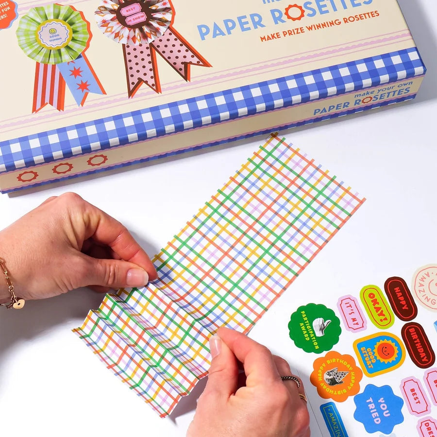 JOURNEY OF SOMETHING- MAKE YOUR OWN PAPER ROSETTES