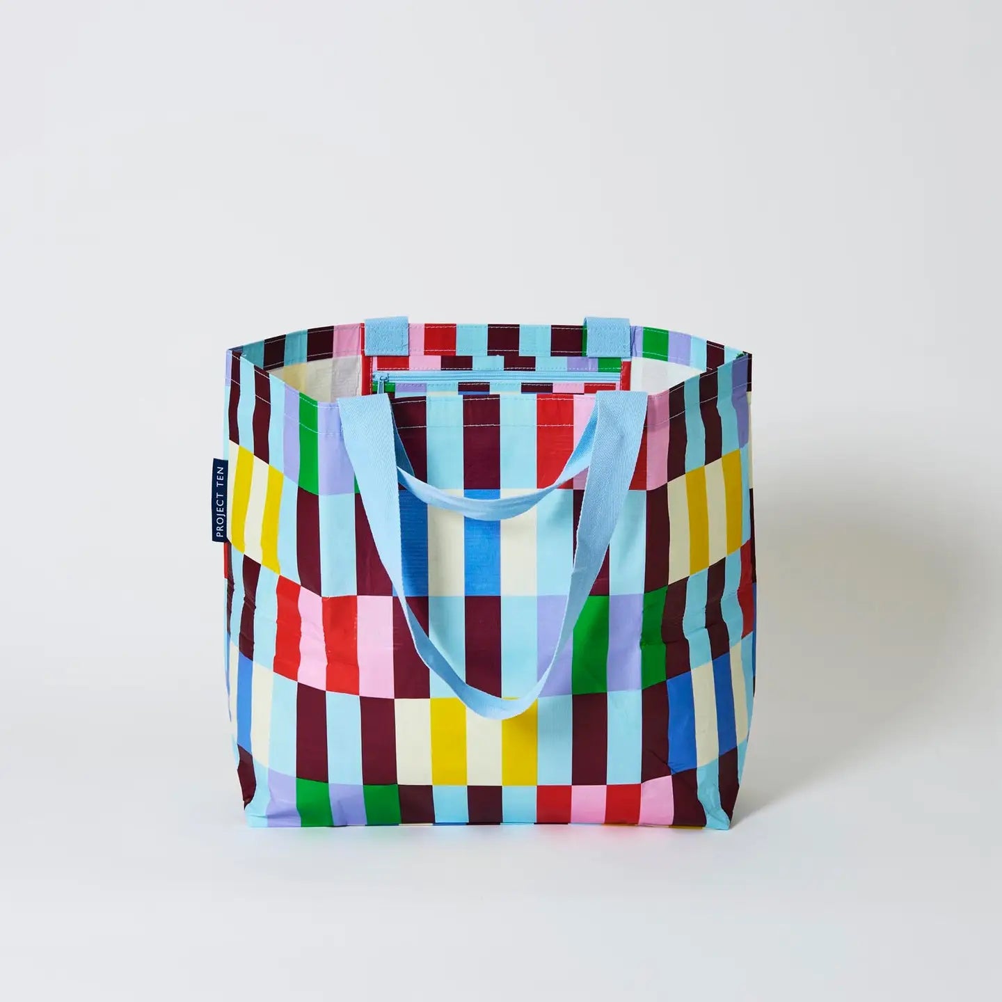 PROJECT TEN - "Multi Stripe" Medium Tote