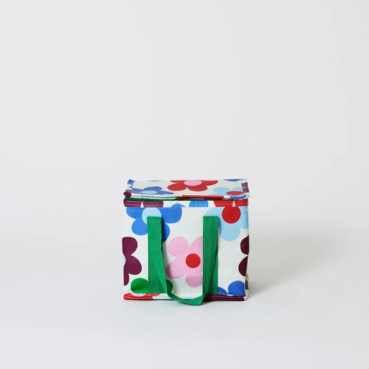 PROJECT TEN - "Sunny Floral" Mini (Upright) Insulated Tote/Lunch Bag