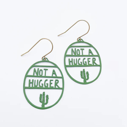 DENZ & CO- Midi Not a Hugger in Green- DANGLE EARRINGS