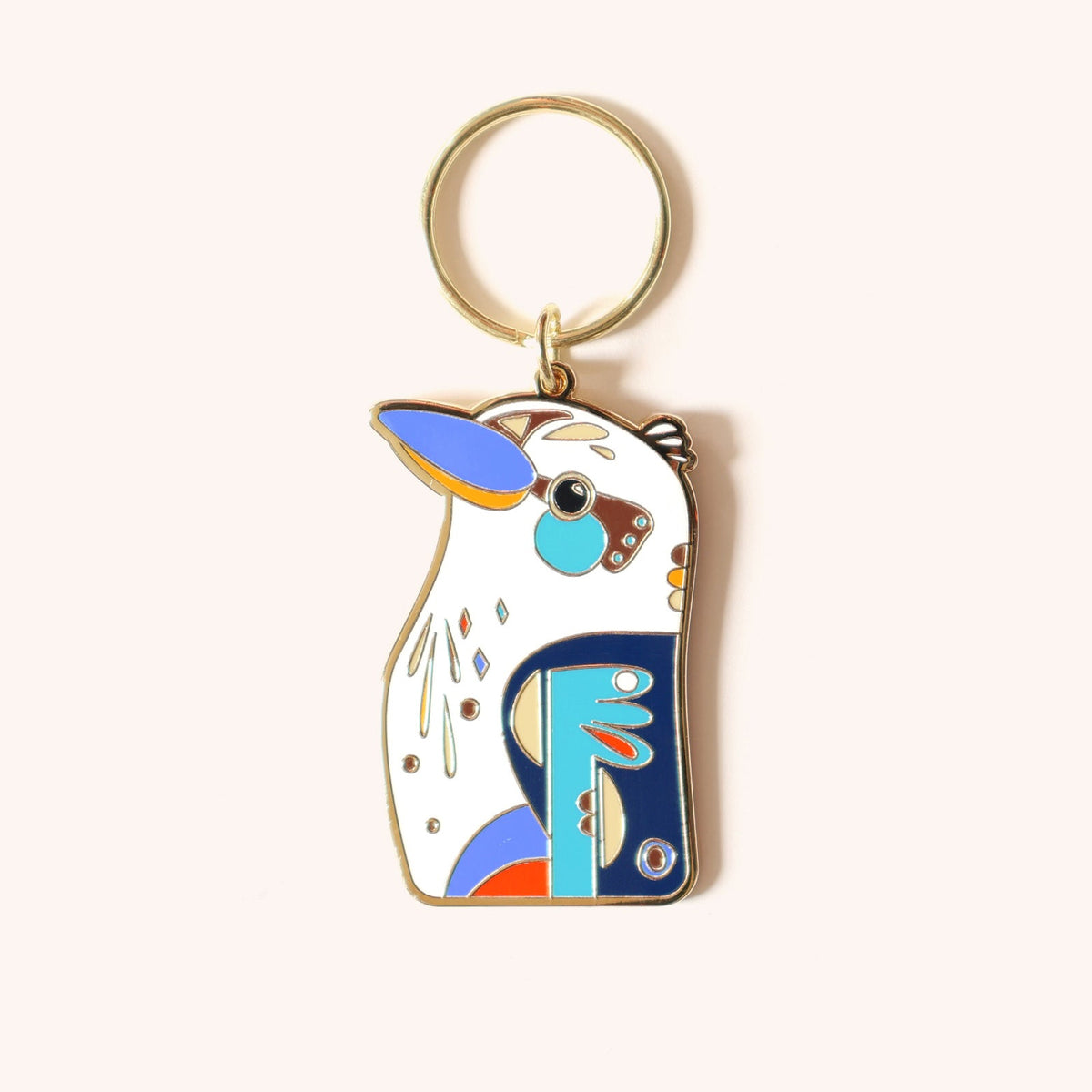 PETE CROMER - Kookaburra Enamel Keychain