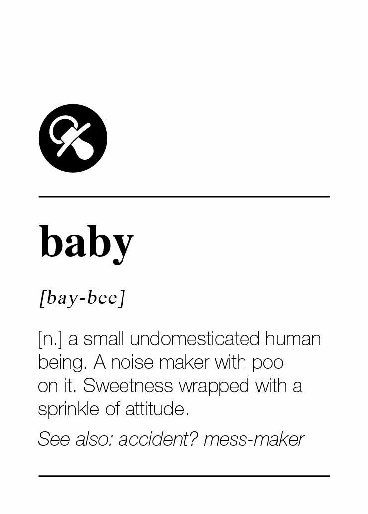 NUOVO - QUOTABLES "Baby" GREETING CARD