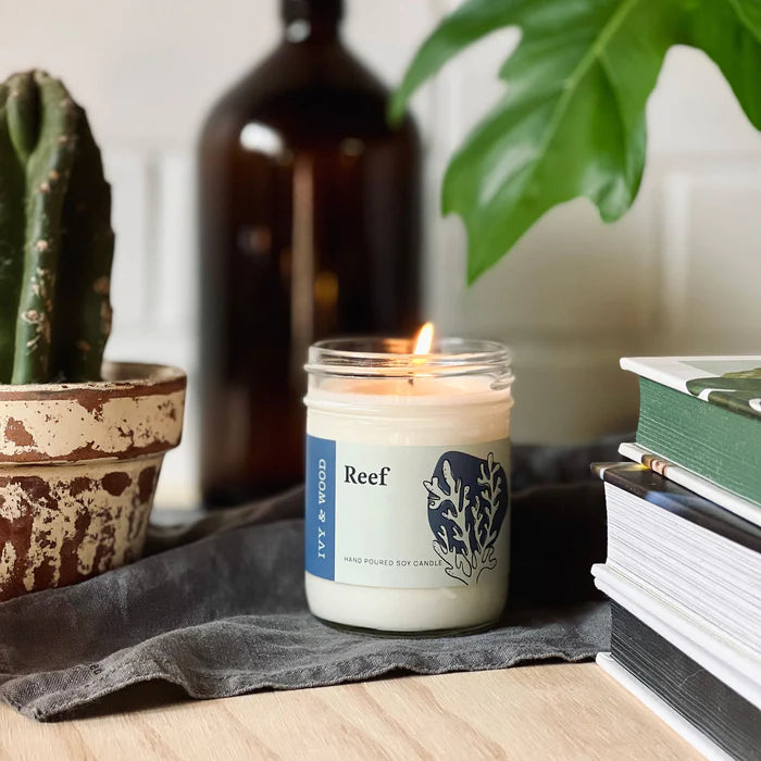 IVY & WOOD - Reef Scented Candle 'Homebody' Collection