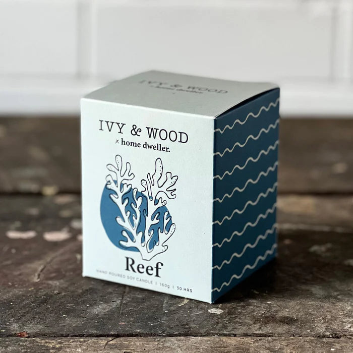 IVY & WOOD - Reef Scented Candle 'Homebody' Collection