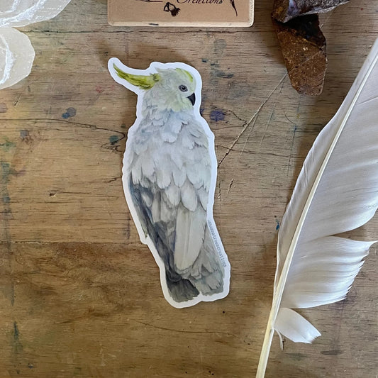 Shanna Trees Creations- White Cockatoo Large Sticker